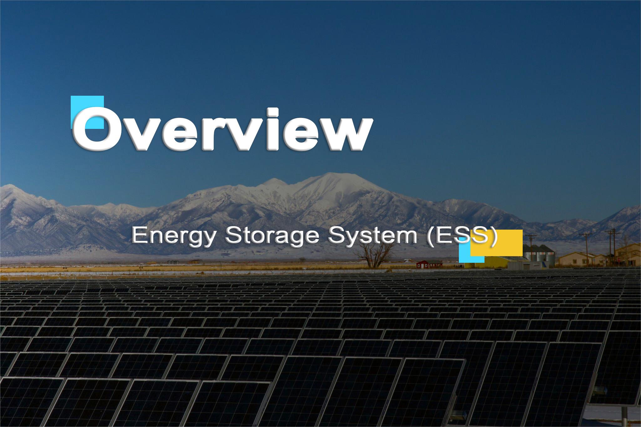 Overview of the Energy Storage System (ESS)